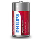 Philips Батарейка Power Alkaline щелочная C(LR14) блистер, 2 шт