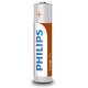 Philips Батарейка LongLife Zinc Carbon угольно-цинковая AAA блистер, 4 шт