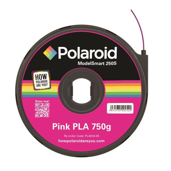 Polaroid Картридж с нитью 1.75мм/0.75кг PLA, розовый
