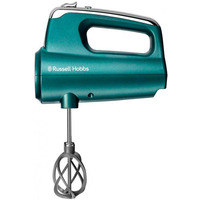 Миксер Russell Hobbs 25891-56 Turquoise, 350 Вт, 5 наст.скорости, режим turbo, футляр, бирюзовый