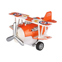 Same Toy Самолет металлический инерционный  Aircraft со светом и музыкой (оранжевый)