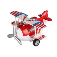 Same Toy Самолет металлический инерционный  Aircraft со светом и музыкой (красный)