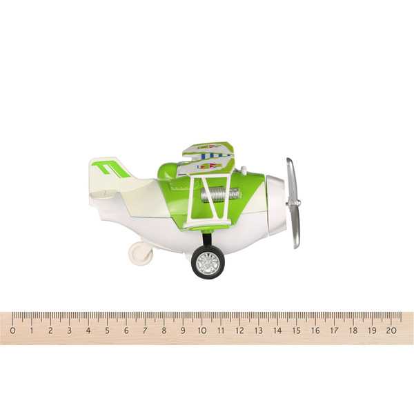 Літак металевий інерційний Same Toy Aircraft зелений зі світлом і музикою (SY8012Ut-4)