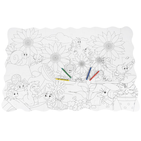 Пазл-раскраска Same Toy Жуки на заднем дворе (2032Ut)