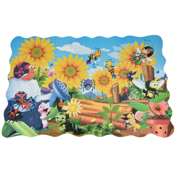 Пазл-раскраска Same Toy Жуки на заднем дворе (2032Ut)