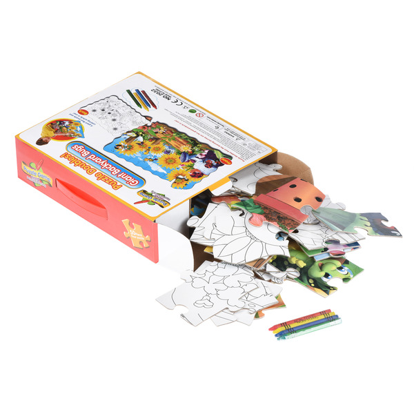 Пазл-раскраска Same Toy Жуки на заднем дворе (2032Ut)