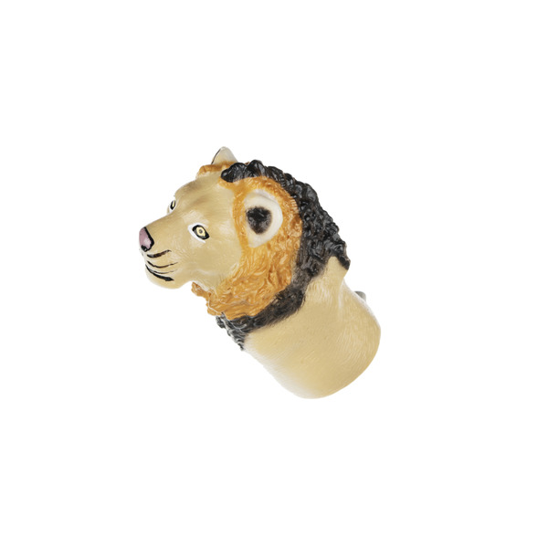 Ігровий набір Same Toy Пальчиковий театр 2 од, Бегемот і Лев X241Ut-4