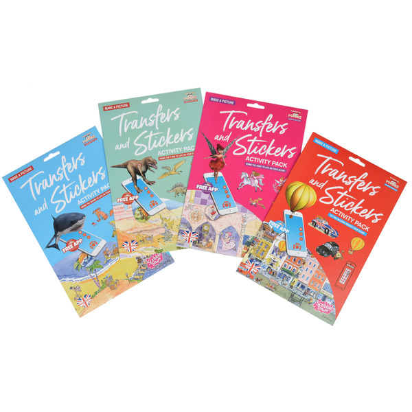 Scribble Down Набор переводных наклеек с онлайн приложением - Остров пиратских сокровищ