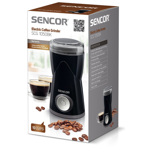 Sencor Кофемолка электрическая SCG1050BK