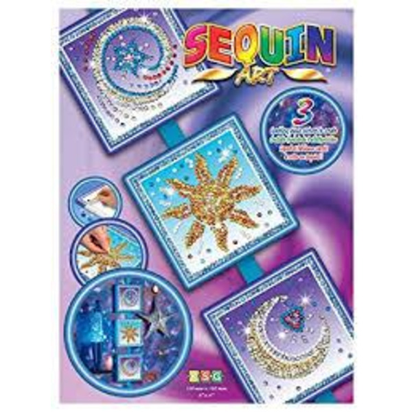 Набір для творчості Sequin Art SEASONS Cosmic, Sun, Moon and Stars (SA1511)