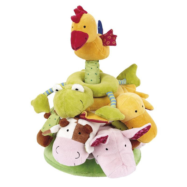 М'яка іграшка sigikid Пірамідка з тваринами 30 см (49419SK)