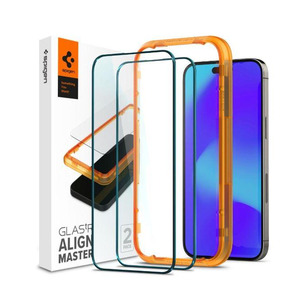 Spigen Защитное стекло для Apple Iphone 14 Pro Max Glas tR Align Master FC (2 Pack), Black