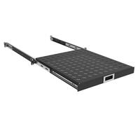 ZPAS Полка выдвижная 19" 1U глуб.450-550 мм, чёрная