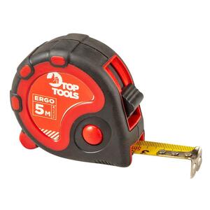Top Tools 27C124 Рулетка, стальная лента, 5 м x 19 мм
