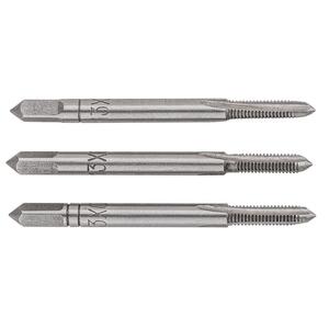 Мітчики TOPEX, M3, набір 3 шт., крок різьблення 0.5 мм