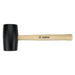 Topex 02A344 Киянка резиновая 58 мм, 450 г, рукоятка деревянная