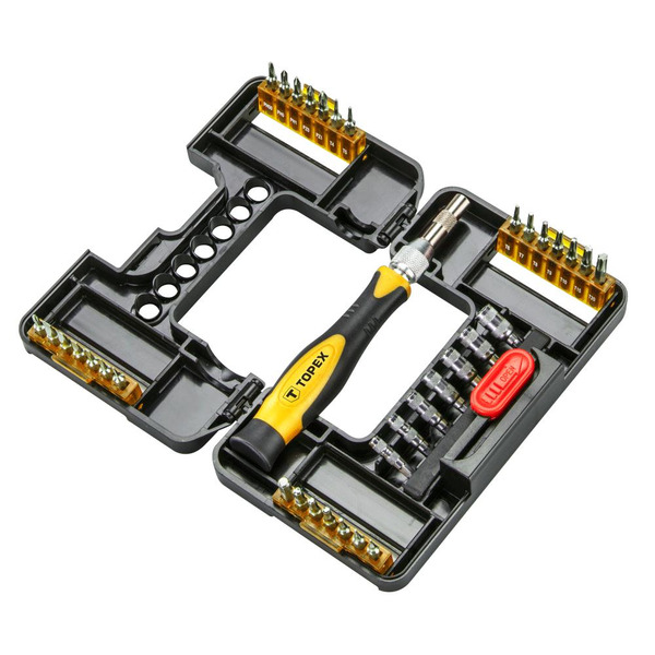 Topex 39D343 Набiр насадок з тримачем, 37 од.