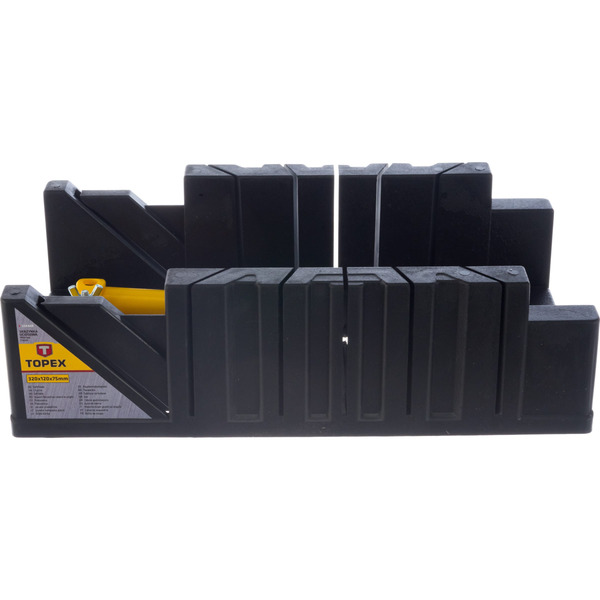 Topex Стусло, пластмаса, 22.5°, 45°, 90°, з фіксаторами, 320х120х75 мм