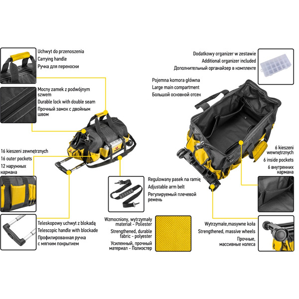 Сумка, рюкзак для інструментів TOPEX 79R449