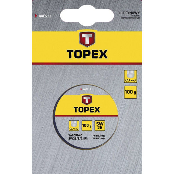 Припій Оловяний TOPEX 44E512