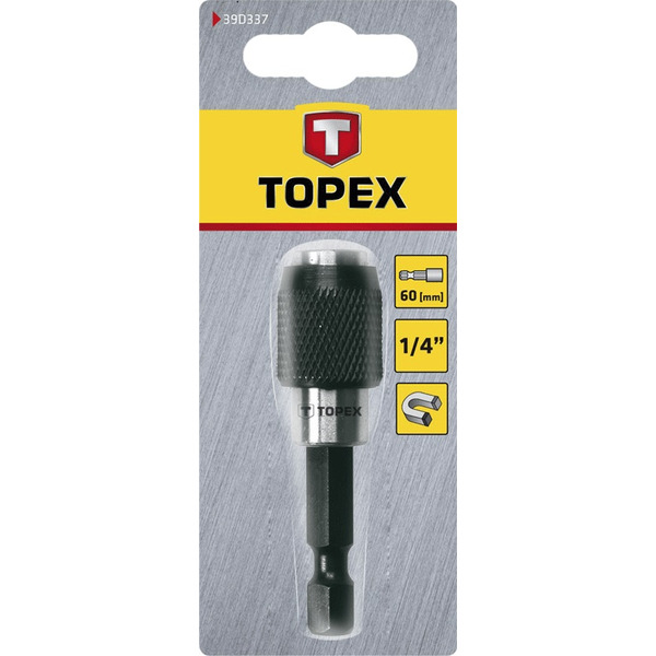 Бітотримач TOPEX 39D337 1/4"60 мм