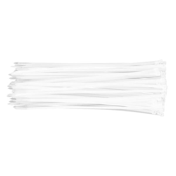 Хомут TOPEX пластиковий 4.8х300 мм Білий (44E979)