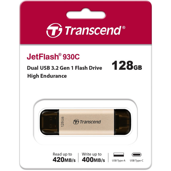 USB-Флешка Transcend JetFlash 930 Black (TS128GJF930C)
