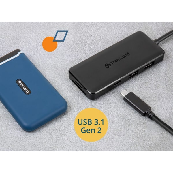 Transcend USB Type-C HUB 6 ports