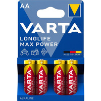 VARTA Батарейка LONGLIFE MAX POWER AA блистер, 4 шт.