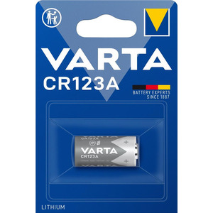 VARTA Батарейка літієва CR123 блістер, 1 шт.