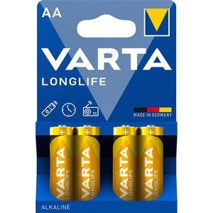 Батарейка Varta Longlife AA/LR06 BL 4шт
