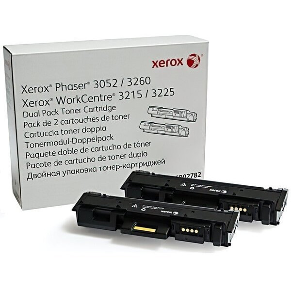 Картридж лазерний Xerox Phaser P3052/3260/WC3215/3225 Dual Pack, 6K (106R02782)