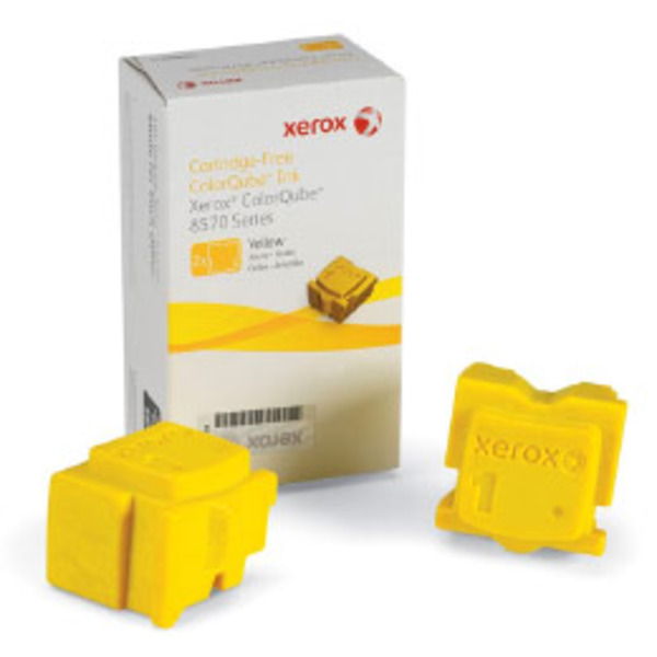Брикети твердочорнильні Xerox CQ8570 Yellow (108R00938)