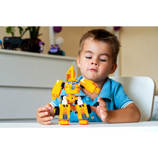 Іграшка Super Wings Small Blocks 2-in-1 Buildable Transforming Vehicle Donnie EU385007