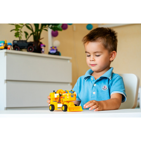 Іграшка Super Wings Small Blocks 2-in-1 Buildable Transforming Vehicle Donnie EU385007