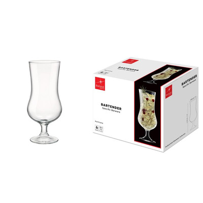 Набір келихів Bormioli Rocco BARTENDER HURRICANE для коктейля, 6*504 мл (330245BAU021990)