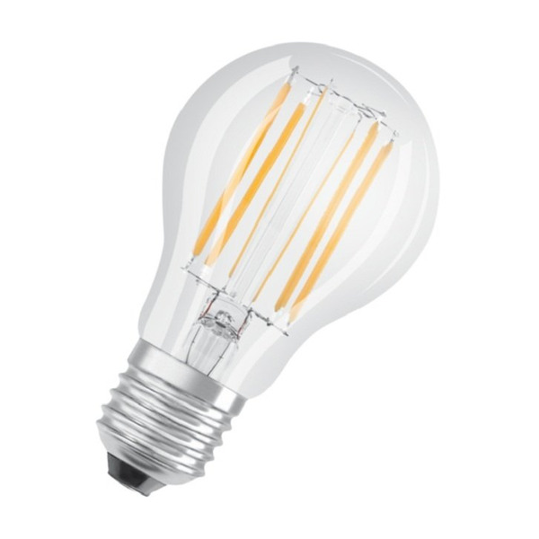 Світлодіодна лампа Osram LedSCLA75D 9W/827 DIM 230V FIL E27 (4058075436886)