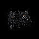 Smart LED Гирлянда Twinkly Cluster RGB 400, Gen II, IP44, длина 6м, кабель черный