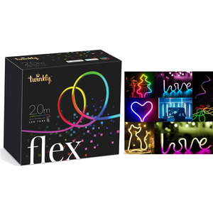 Smart LED контур Twinkly Flex RGB 200, Gen II, IP20, довжина 2м (TWFL200STW-WEU)