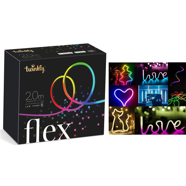Smart LED контур Twinkly Flex RGB 200, Gen II, IP20, довжина 2м (TWFL200STW-WEU)