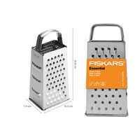 Терка Fiskars 4-х стороння Essential, нерж. сталь