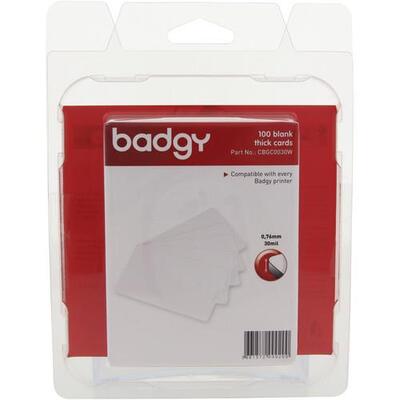 Badgy Пластиковые карты 0.76мм для принтера Badgy100/200 (100 штук)