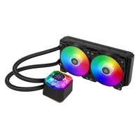 SilverStone Система жидкостного охлаждения SilverStone IceGem 240P ARGB, 115x, 1366, 1200,2011,2066,TRX4,TR4,AM4,3(+),2(+),FM2(1), 2x120мм