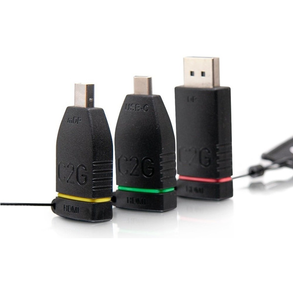 Комплект адаптеров C2G Adapter Ring HDMI на mini DP DP USB-C (CG84269)