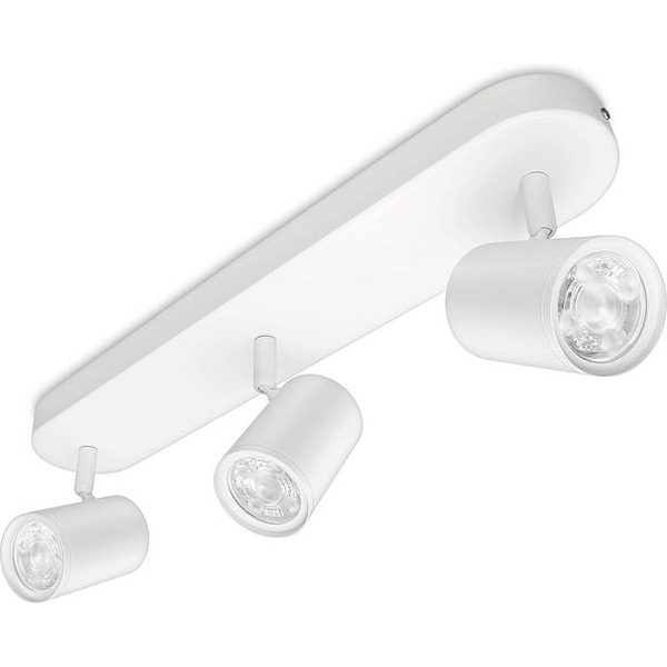 Розумний накладний точковий світильник WiZ IMAGEO Spots 3х5W 2200-6500K RGB Wi-Fi білий (929002658901)