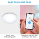 WiZ Розумний стельовий світильник SuperSlim Ceiling 16W 2700-6500K Wi-Fi білий