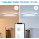 WiZ Розумний стельовий світильник SuperSlim Ceiling 16W 2700-6500K Wi-Fi білий