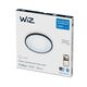 WiZ Розумний стельовий світильник SuperSlim Ceiling 16W 2700-6500K Wi-FI чорний