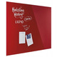 Дошка скляна магнітно-маркерна 1200x900 червона Magnetoplan Glassboard-Red UA