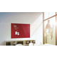 Дошка скляна магнітно-маркерна 1200x900 червона Magnetoplan Glassboard-Red UA